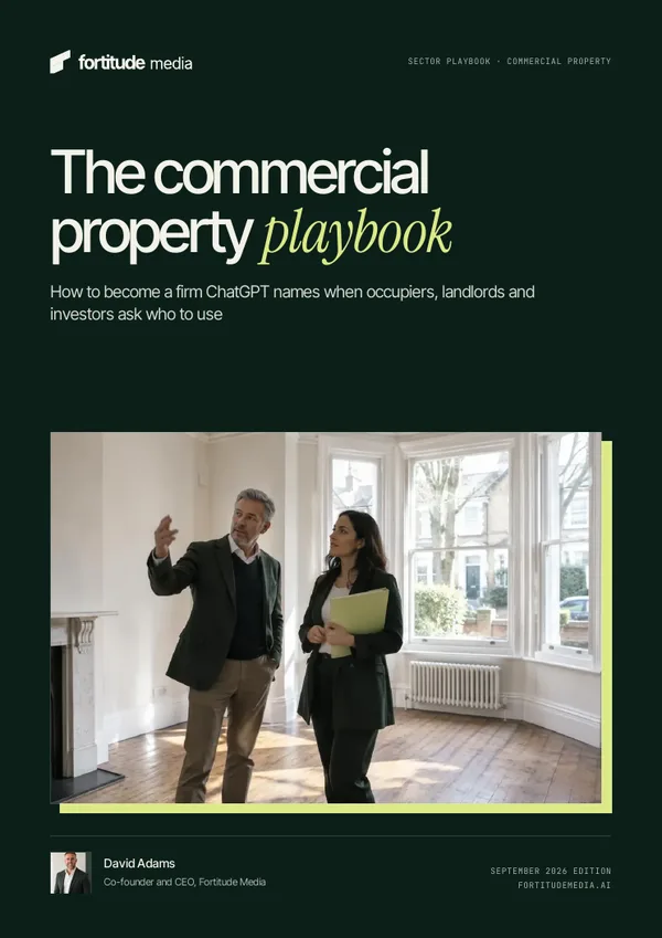 The cover of The commercial property playbook