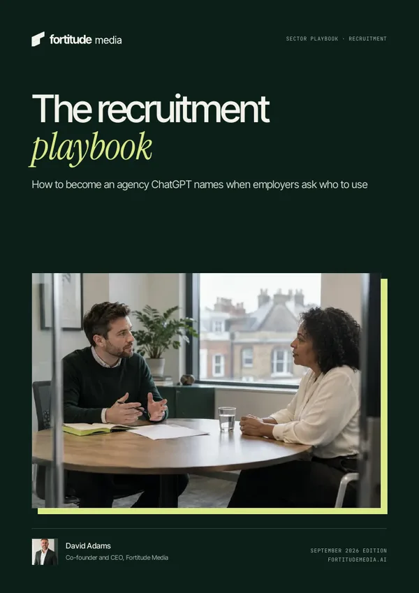 The cover of The recruitment playbook
